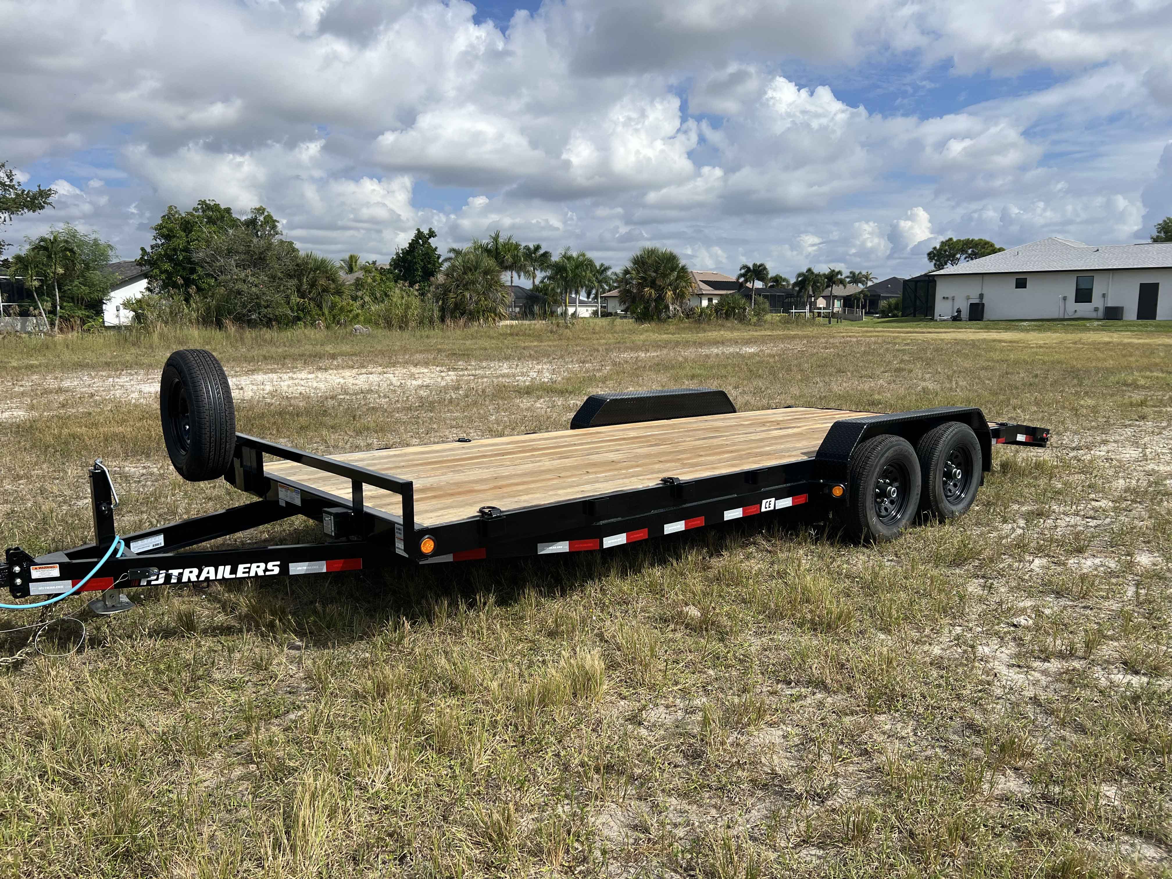 PJ 20 foot car hauler trailer for rent in Ft Myers and Cape Coral - Photo 1 of 5